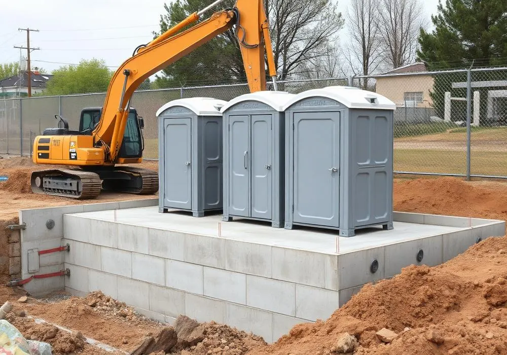 Illustration for construction site toilet guide